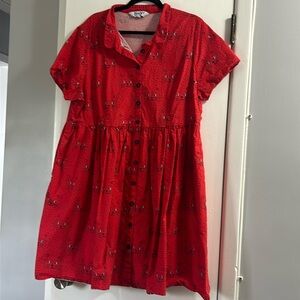 Beautiful Red cat dress